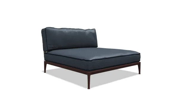 B&B Italia Ribes Chaise Longue 141 cm breit - Argilla - rmitage 840 blauw