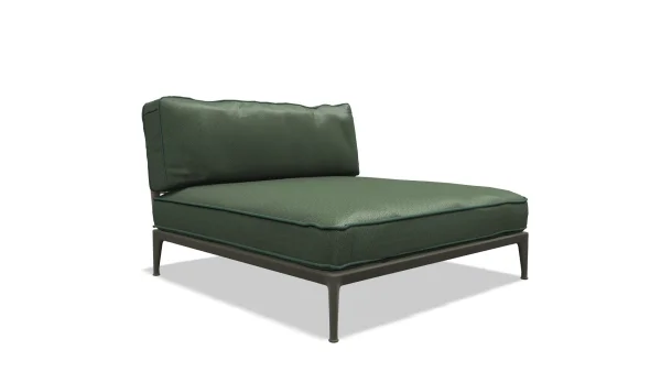 B&B Italia Ribes Chaise Longue 141 cm breit - Salvia - Ermitage 400 Verde