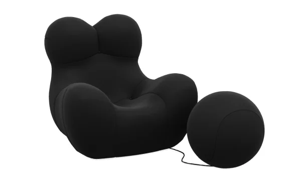 B&B Italia UP5_6 Fauteuil - Soara Black