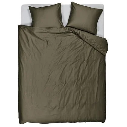 Beddinghouse Change dekbedovertrek - 260x200|220 - Olijfgroen