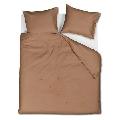 Beddinghouse Monsoon Licht terra Dekbedovertrek 200 x 200/220 cm