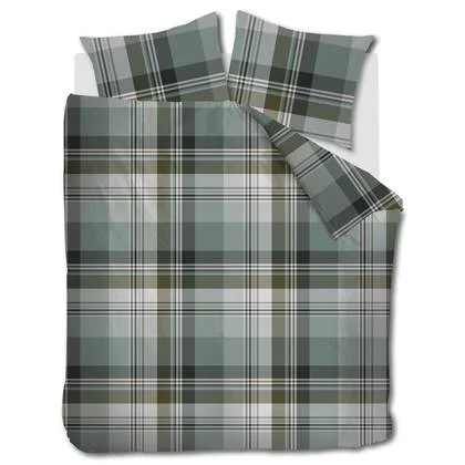 Beddinghouse Vernon Groen Dekbedovertrek 200 x 200/220 cm