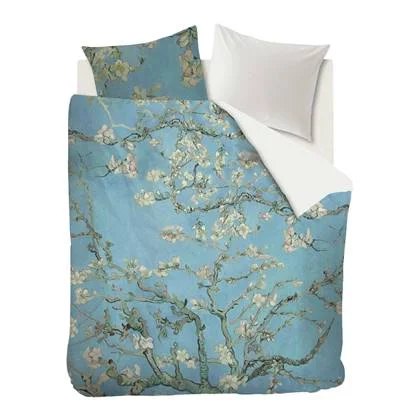 Beddinghouse x Van Gogh Museum Almond Blossom Dekbedovertrek 260 x 200/220 cm - Blauw