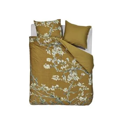 Beddinghouse x Van Gogh Museum dekbedovertrek Blossoming oker