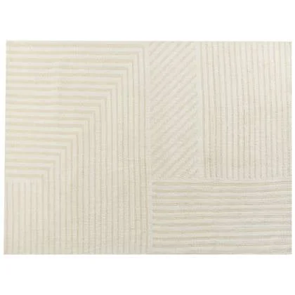 Beliani - ABEGUM - Vloerkleed - Lichtbeige - 300 x 400 cm - Wol