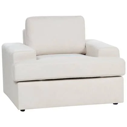 Beliani - ALLA - Fauteuil - Lichtbeige - Polyester