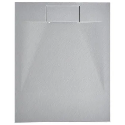 Beliani-AZZURRO-Douchebak-Grijs-100 x 80 x 3 cm-SMC (kunststof)