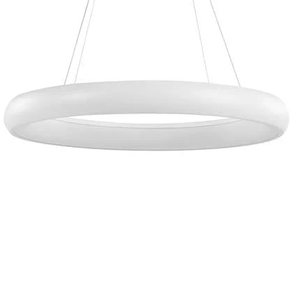 Beliani - BAGO - Hanglamp - Wit - Staal