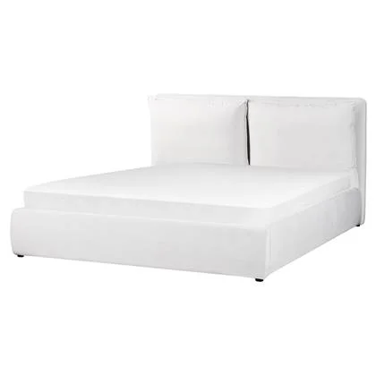 Beliani-BAJONNA-Bed met opbergruimte-Crene-160 x 200 cm-Fluweel