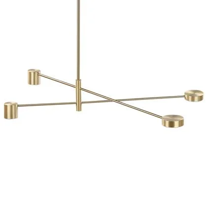 Beliani - BANDON - Hanglamp - Goud - IJzer