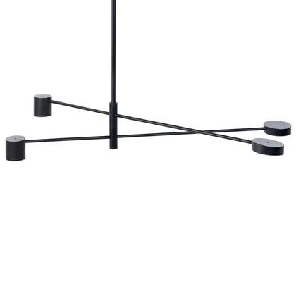 Beliani - BANDON - Hanglamp - Zwart - IJzer