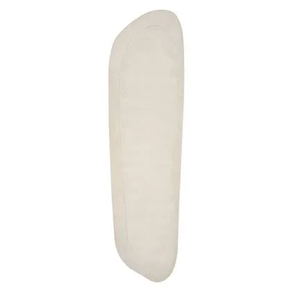 Beliani - BERANI - Vloerkleed - Lichtbeige - 80 x 250 cm - Viscose