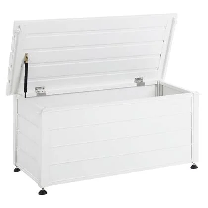 Beliani - CAMPALTO - Kussenbox - Wit - 113 x 50 cm - Aluminium