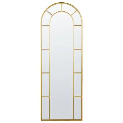 Beliani - CROSSES - Wandspiegel - Goud - 60 x 170 cm - Metaal