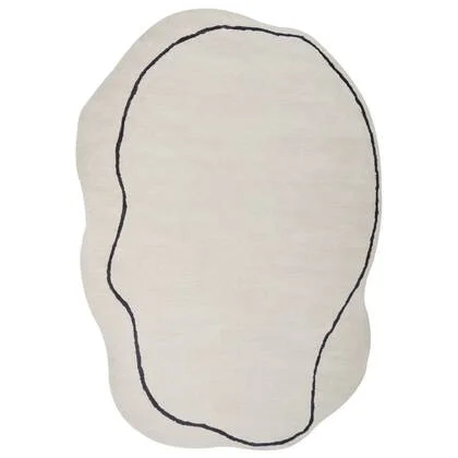 Beliani - DERA - Vloerkleed - Beige - 160 x 230 cm - Viscose