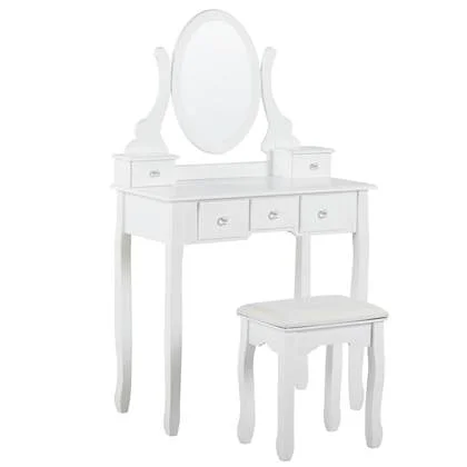 Beliani - GALAXIE - Kaptafel - Wit - MDF