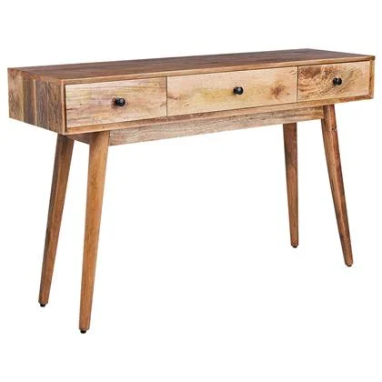 Beliani - KINSELLA - Sidetable - Lichtbruin - Mangohout