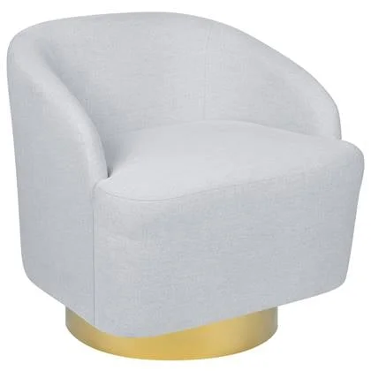 Beliani - LAVIK - Fauteuil - Lichtgrijs - Polyester