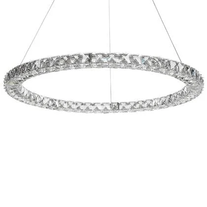 Beliani - MAGAT - Hanglamp - Zilver - Staal