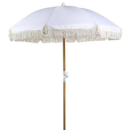 Beliani - MONDELLO - Parasol - Wit - Polyester