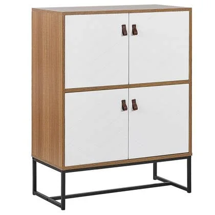 Beliani - NUEVA - Sideboard - Lichte houtkleur - MDF