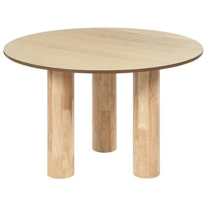 Beliani - ORIN - Eettafel - Lichte houtkleur - MDF