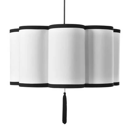 Beliani - PALAMAR - Hanglamp - Wit - Nylon