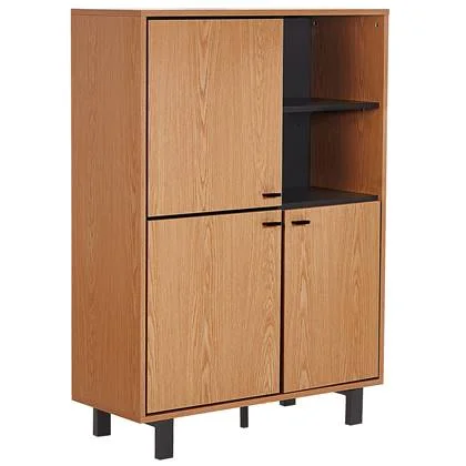 Beliani - PARAMOUNT - Sideboard - Lichte houtkleur - Vezelplaat