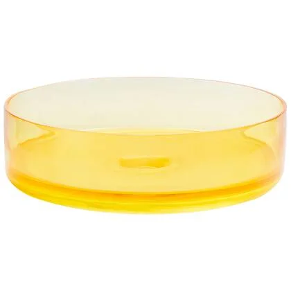 Beliani - TOLOSA - Wastafel - Geel - Solide ondergrond