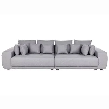 Beliani - TORPO - Bank XXL - Lichtgrijs - Polyester