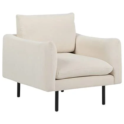 Beliani - VINTERBRO - Fauteuil - Lichtbeige - Polyester