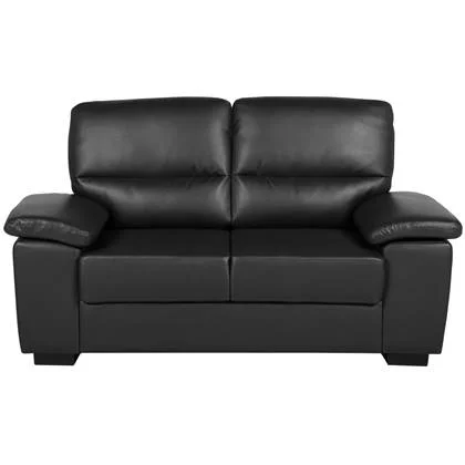 Beliani - VOGAR - Tweezitsbank - Zwart - Kunstleer