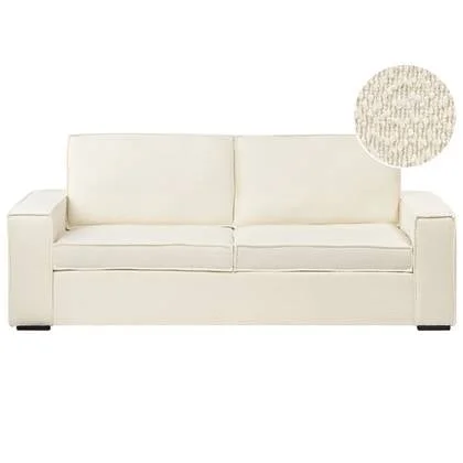 Beliani - VUOKATTI - Slaapbank - Gebroken wit - Bouclé