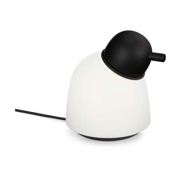 Belid Bird tafellamp 21,5 cm Zwart-opaalglas