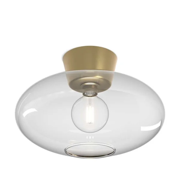 Belid - Bullo Plafondlamp XL Ø38 Brass/Clear