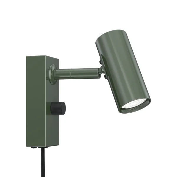 Belid Cato wandlamp Blank bosgroen-matzwart