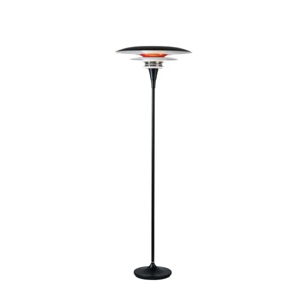 Belid - Diablo Vloerlamp Ø50 Matt Black/Glossy Red