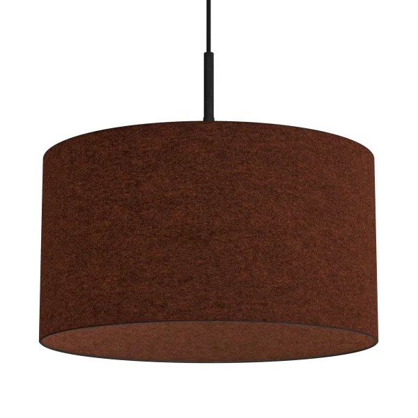 Belid Soft hanglamp Ø40 cm Roestbruine wol