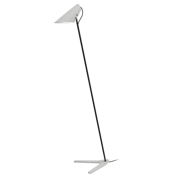 Belid Vincent vloerlamp Wit-zwart