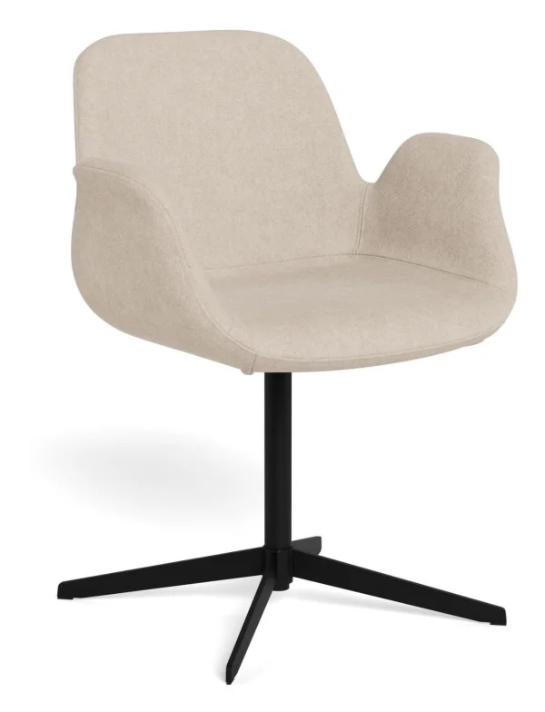 Bendt Draaibare Eetkamerstoel Yonathan Structuurstof - Zand