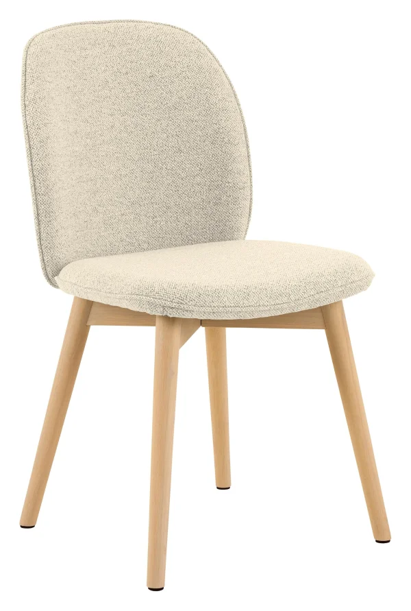 Bendt Eetkamerstoel Tijn Bouclé - Crème