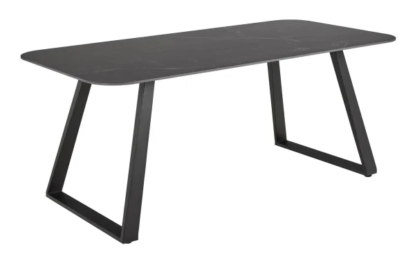 Bendt Eettafel Ginni Keramiek, 180 x 90cm - Zwart