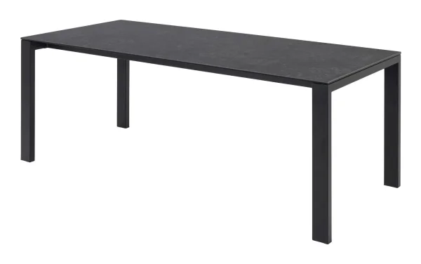 Bendt Eettafel Latandra Keramiek, 200 x 90cm - Zwart