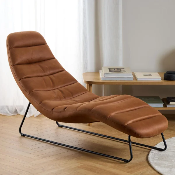 Bendt Lounge Fauteuil Tiago Leder - Bruin