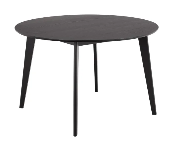 Bendt Ronde Eettafel Torkil 120cm Eikenfineer - Zwart