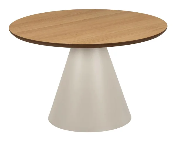 Bendt Ronde Salontafel Anemone Eiken - Grijs