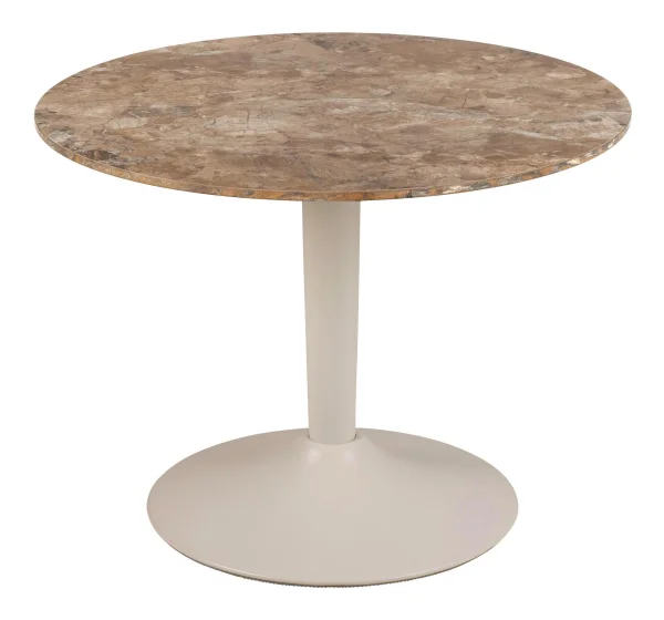 Bendt Ronde Salontafel Tempest Keramiek, 60cm - Bruin/Grijs