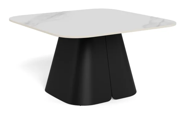 Bendt Salontafel Maryl Marmerlook, 80 x 80cm - Wit