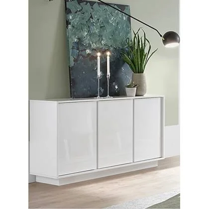 Benvenuto Design Ice Dressoir 3-Deurs Wit Hoogglans