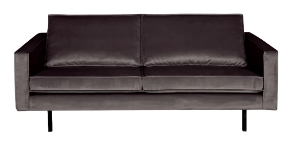 BePureHome Bank 2,5-zits Rodeo Velvet - Antraciet